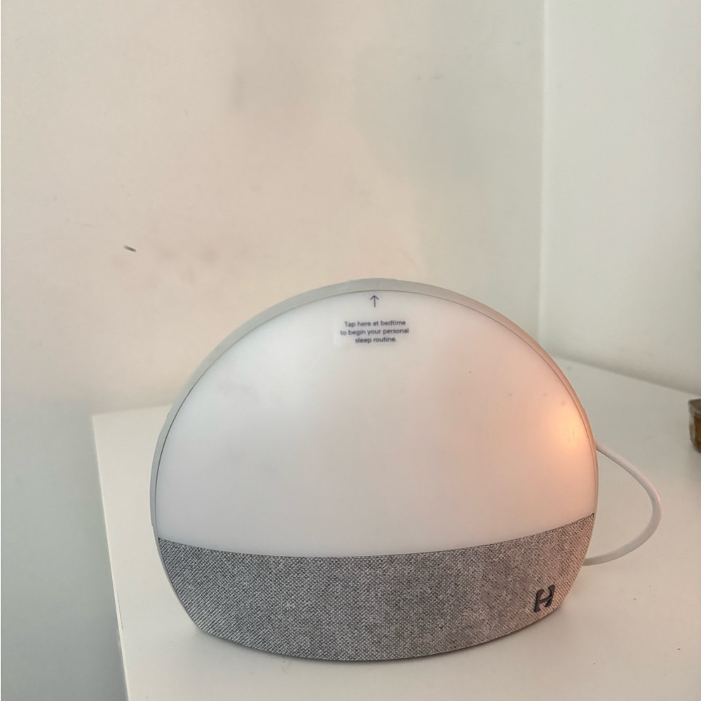 Hatch White and Gray Portable Speaker